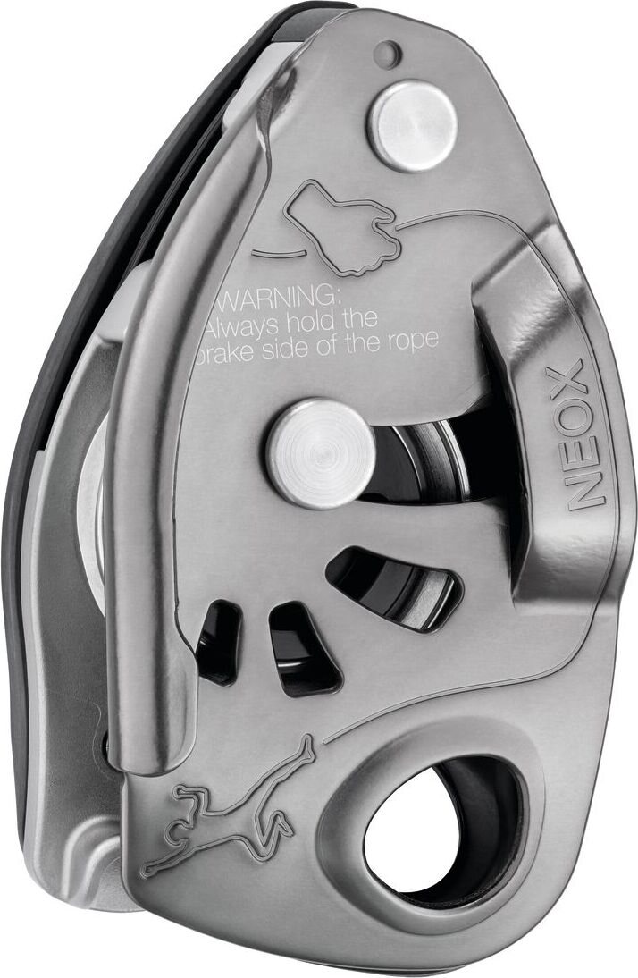 Petzl Neox -belay device Light Gray