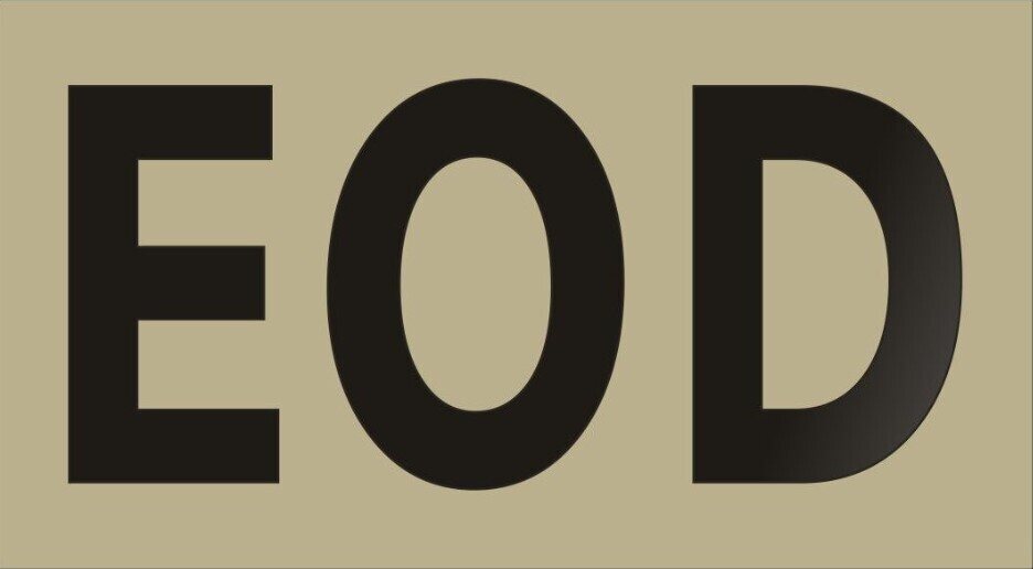 InfraredID EOD callsign 5x9cm Tan