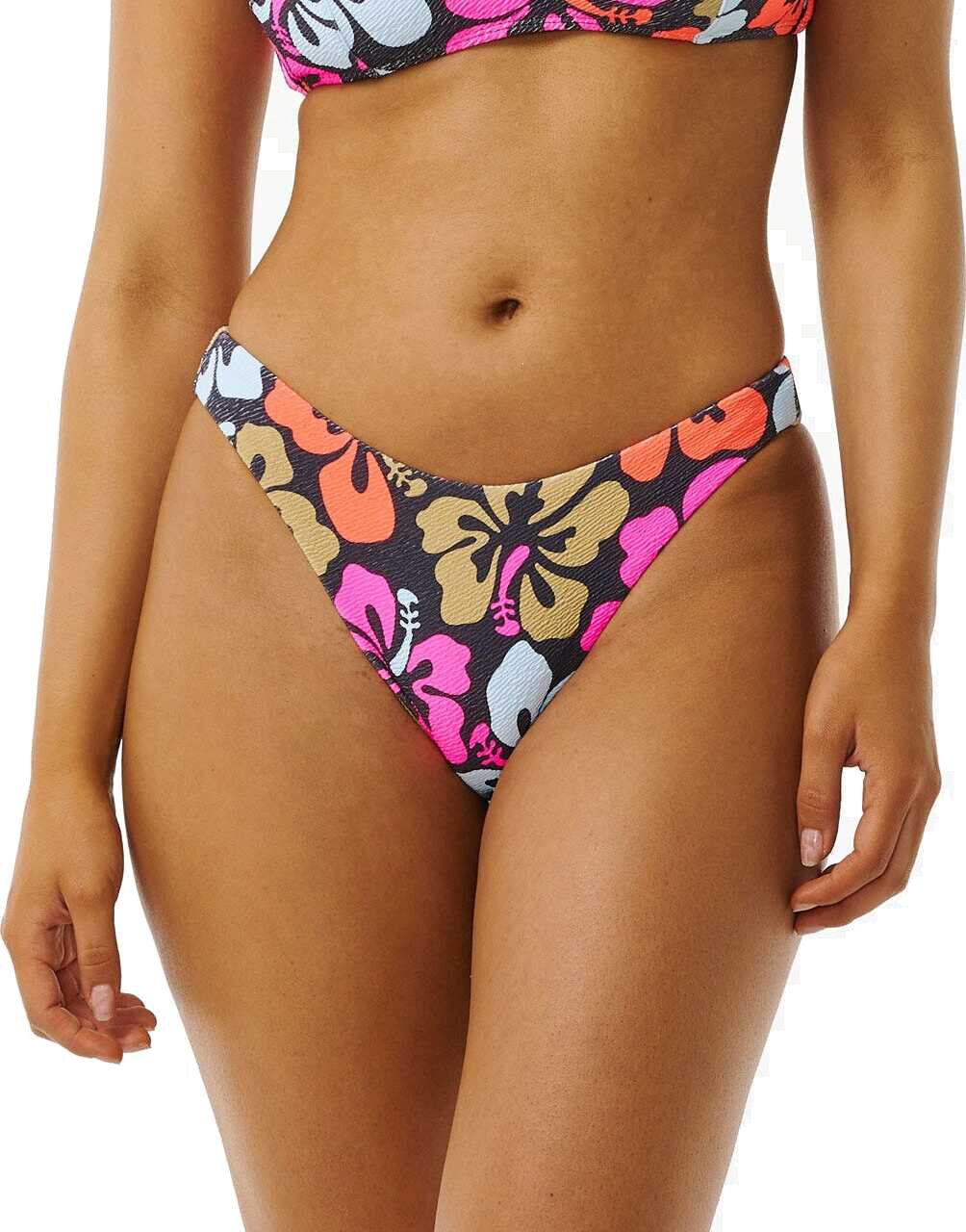 Rip Curl Hibiscus Heat Hi Cut Cheeky Womens Multicolor