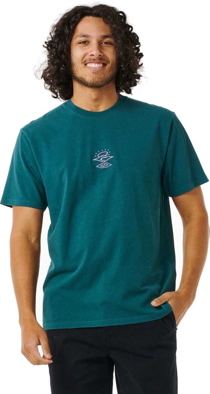 Rip Curl Searchers Embroidery Tee Blue Green