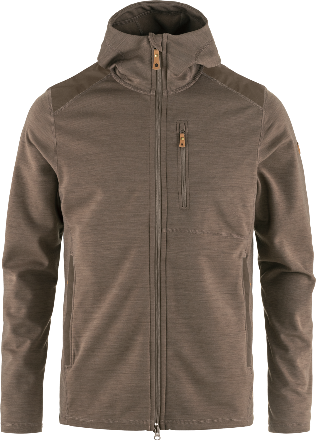 Fjällräven Keb Fleece Hoodie Mens Suede Brown (244)