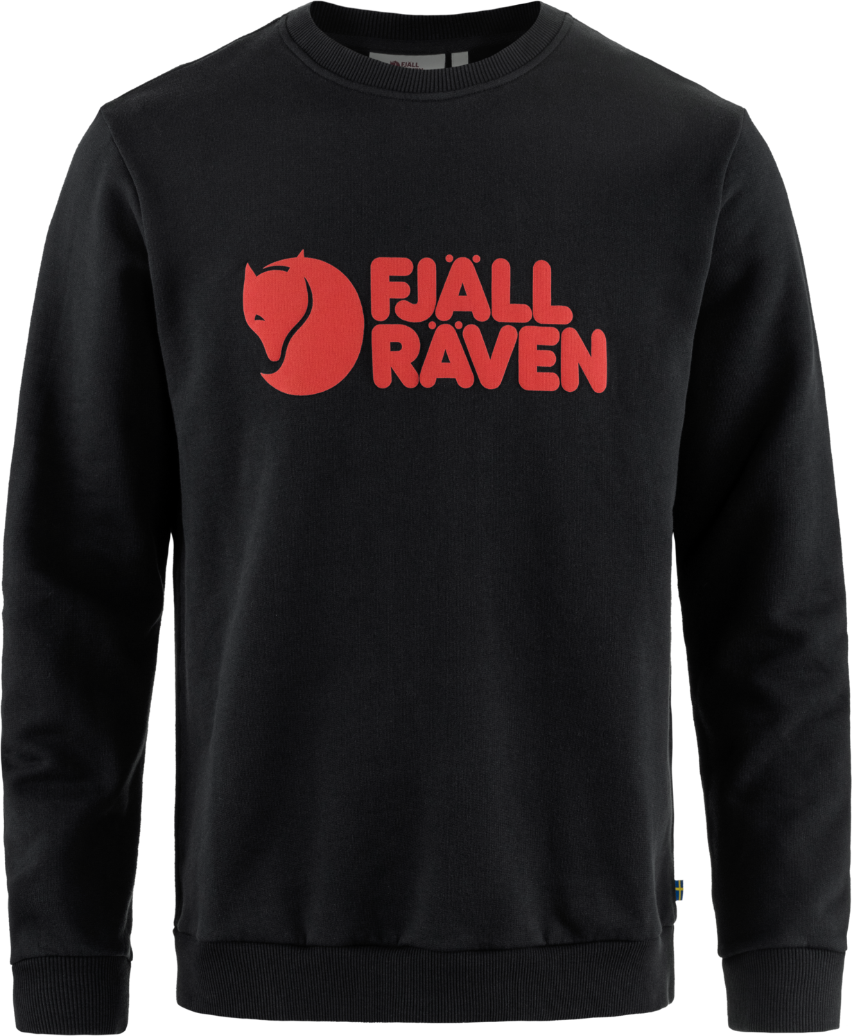 Fjällräven Logo Sweater Mens Black (550)