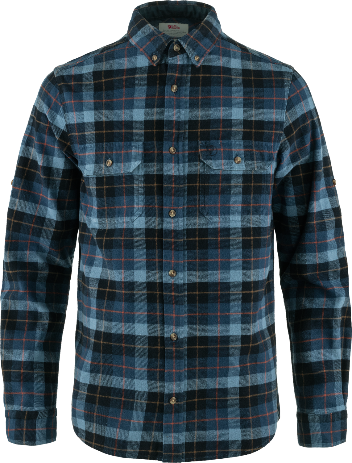 Fjällräven Singi Heavy Flannel Shirt Mens Dark Navy / Indigo Blue (555-534)