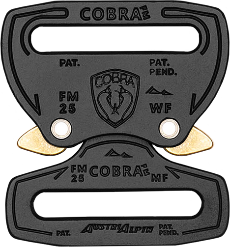 Ferro Concepts 1" Mini Cobra Buckle Black