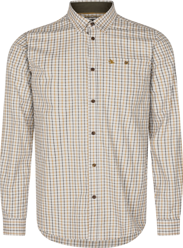 Seeland Oxford Shooting Shirt Mens Classic Blue / Classic Brown Check