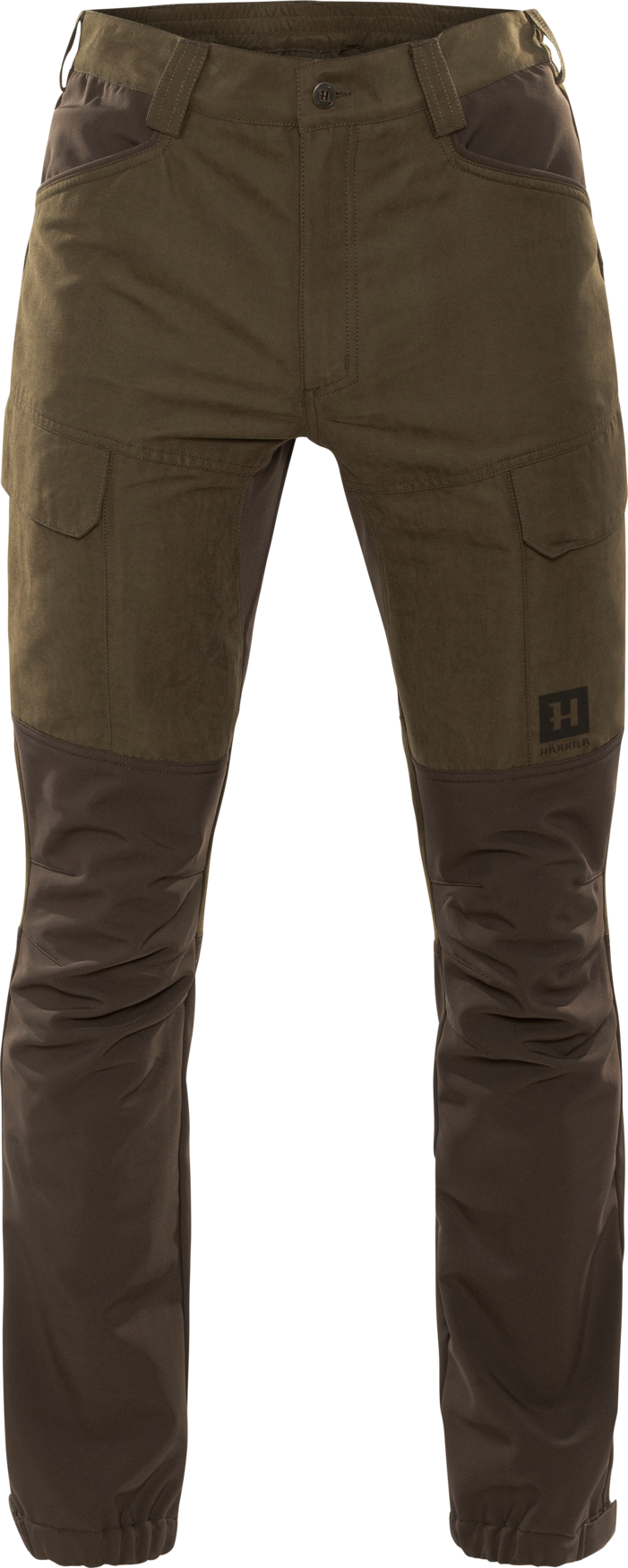 Härkila Scandinavian Trousers Mens Willow Green / Deep Brown