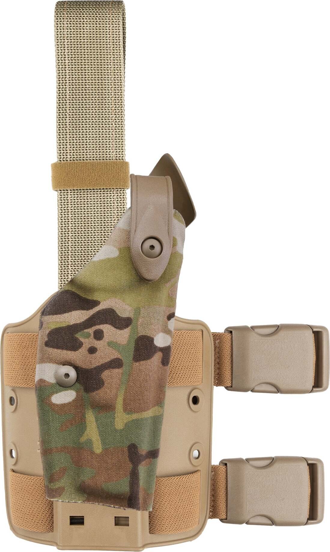 Safariland Model 6004 USN SLS Low Signature Tactical holster with Leg Shroud Multicam