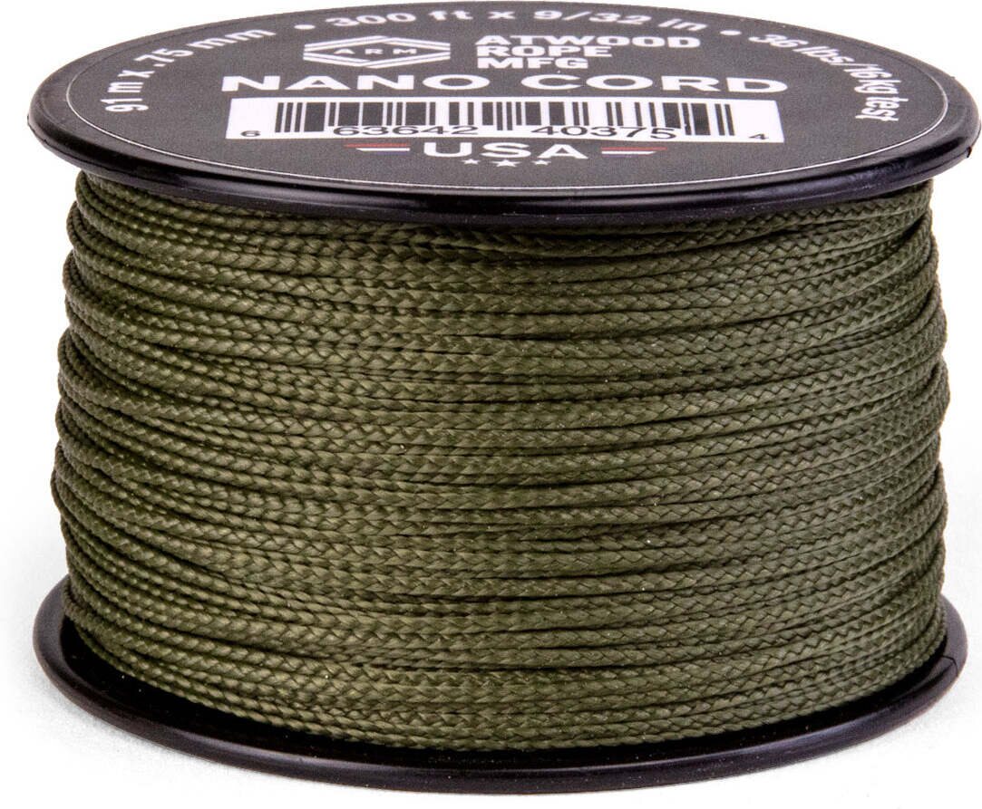 Atwood Rope Nano Cord (300ft) Olive Drab