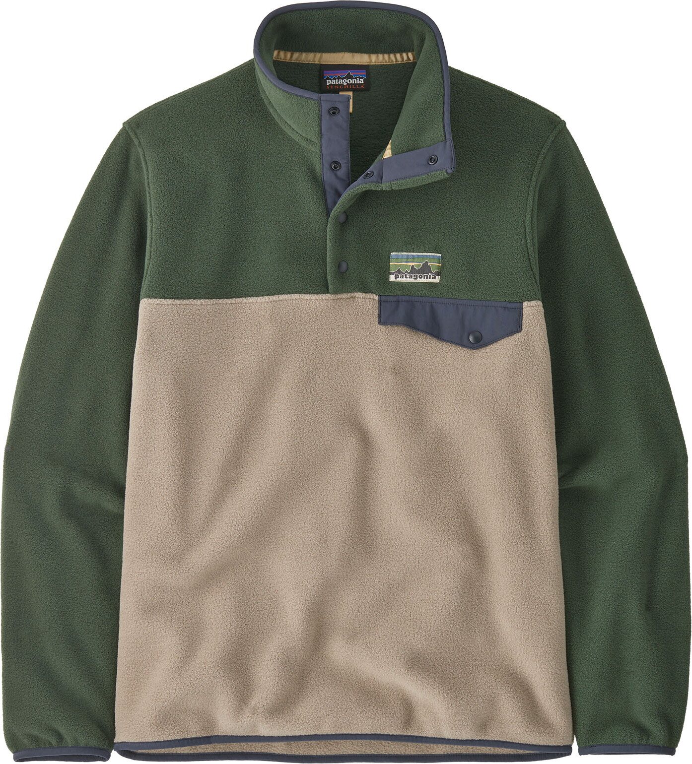 Patagonia Lightweight Synch Snap-T Pullover Mens Seabird Grey