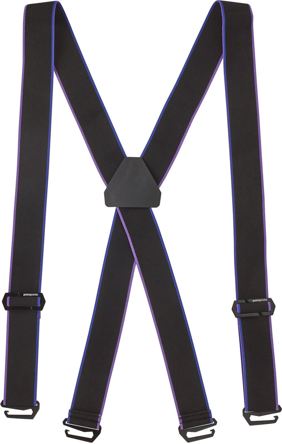Patagonia Mountain Suspenders Fitz Roy Stripe: Black