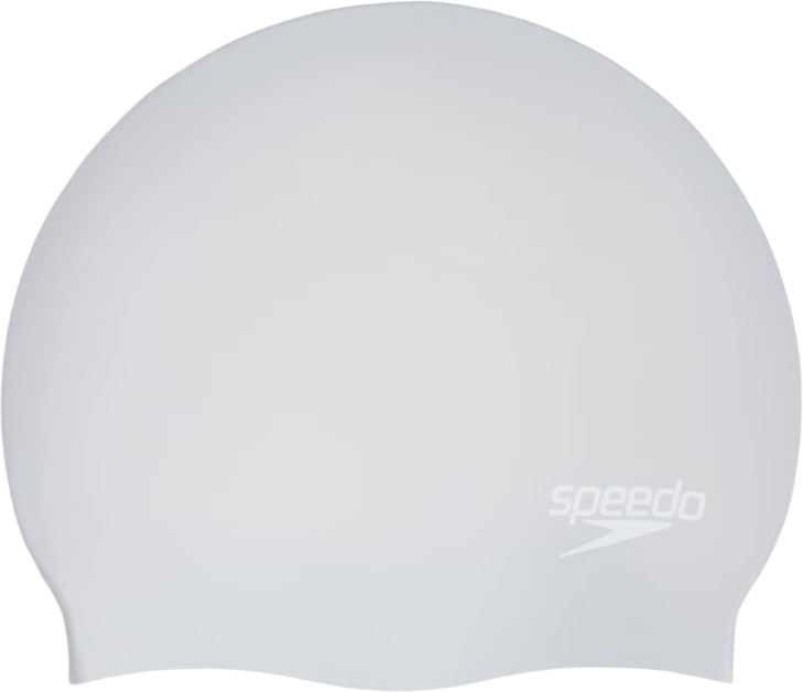 Speedo Long Hair Cap Silver