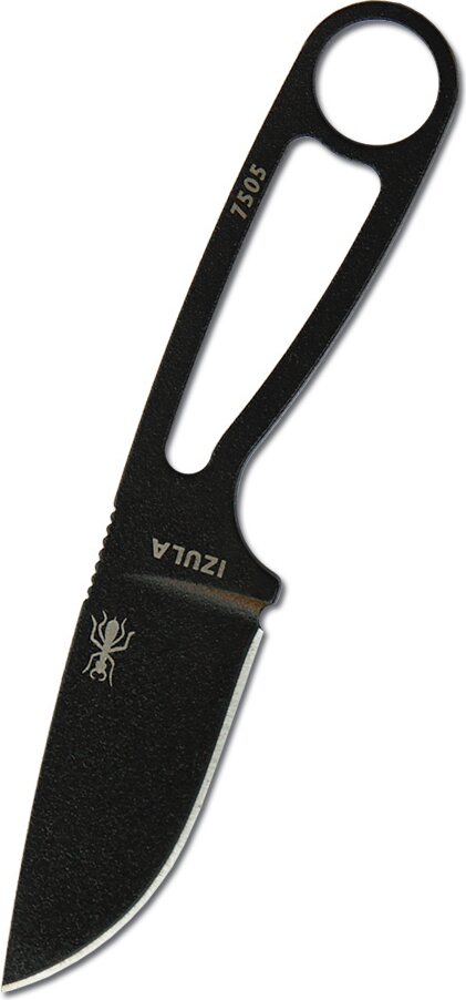 ESEE Knives Izula Black Blade / Black Sheath with Clip Plate