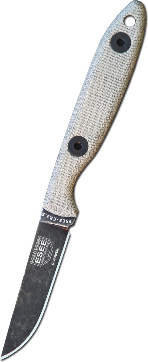 ESEE Knives Esee-CR2.5 Micarta Handle / Black Oxide Coating / Pouch Sheath
