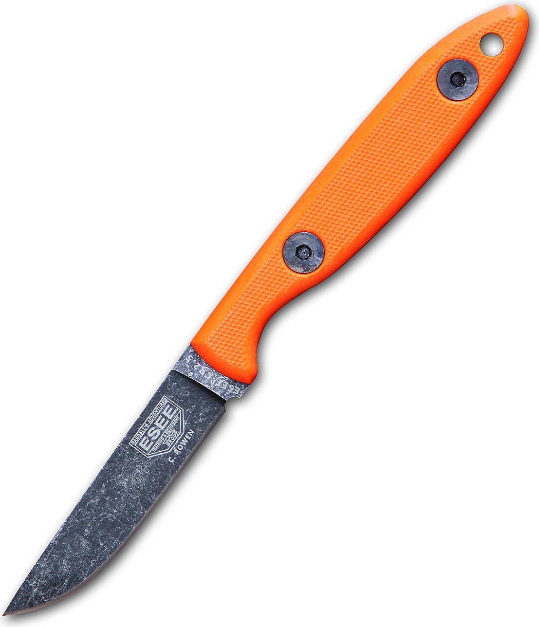 ESEE Knives Esee-CR2.5 Orange G10 Handle / Black Oxide Coating / Pouch Sheath