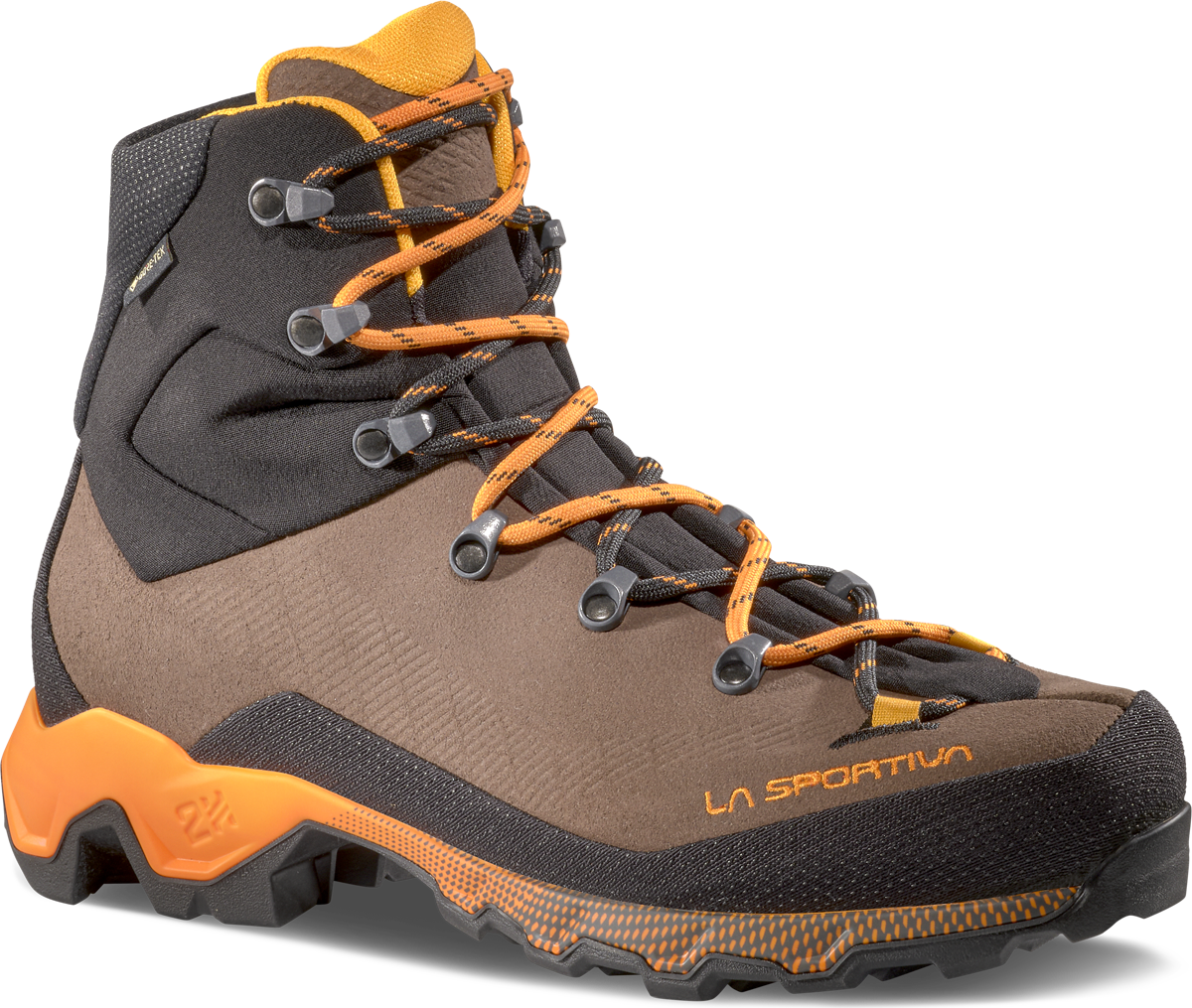 La Sportiva Aequilibrium Trek GTX Mens Chocolate / Papaya