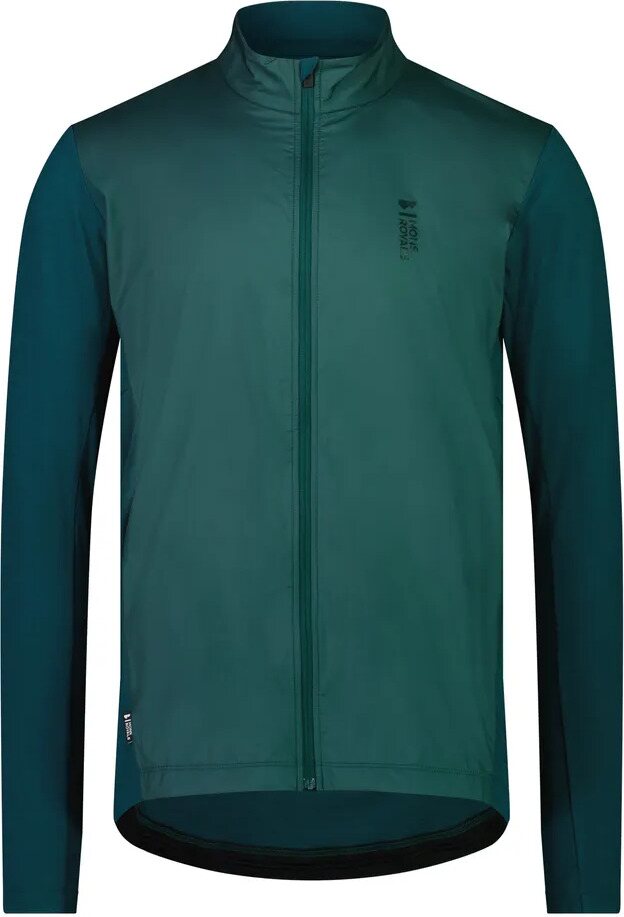 Mons Royale Redwood Merino Air-Con Wind Jersey Mens Evergreen