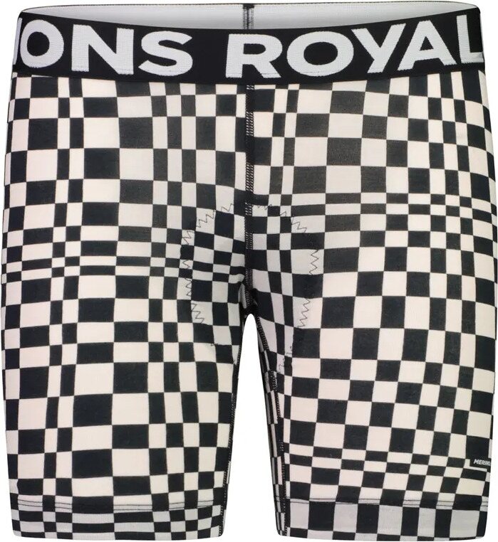 Mons Royale Low Profile Merino Air-Con Bike Short Liner Womens Checkers