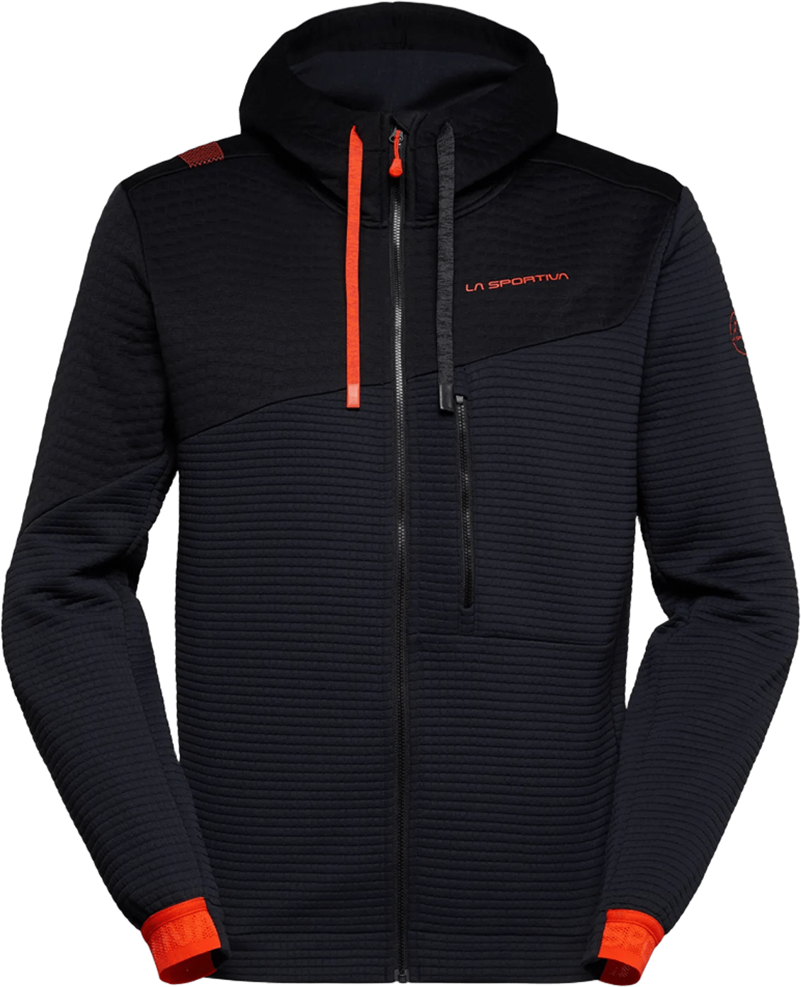 La Sportiva Method Hoody Mens Black / Cherry Tomato