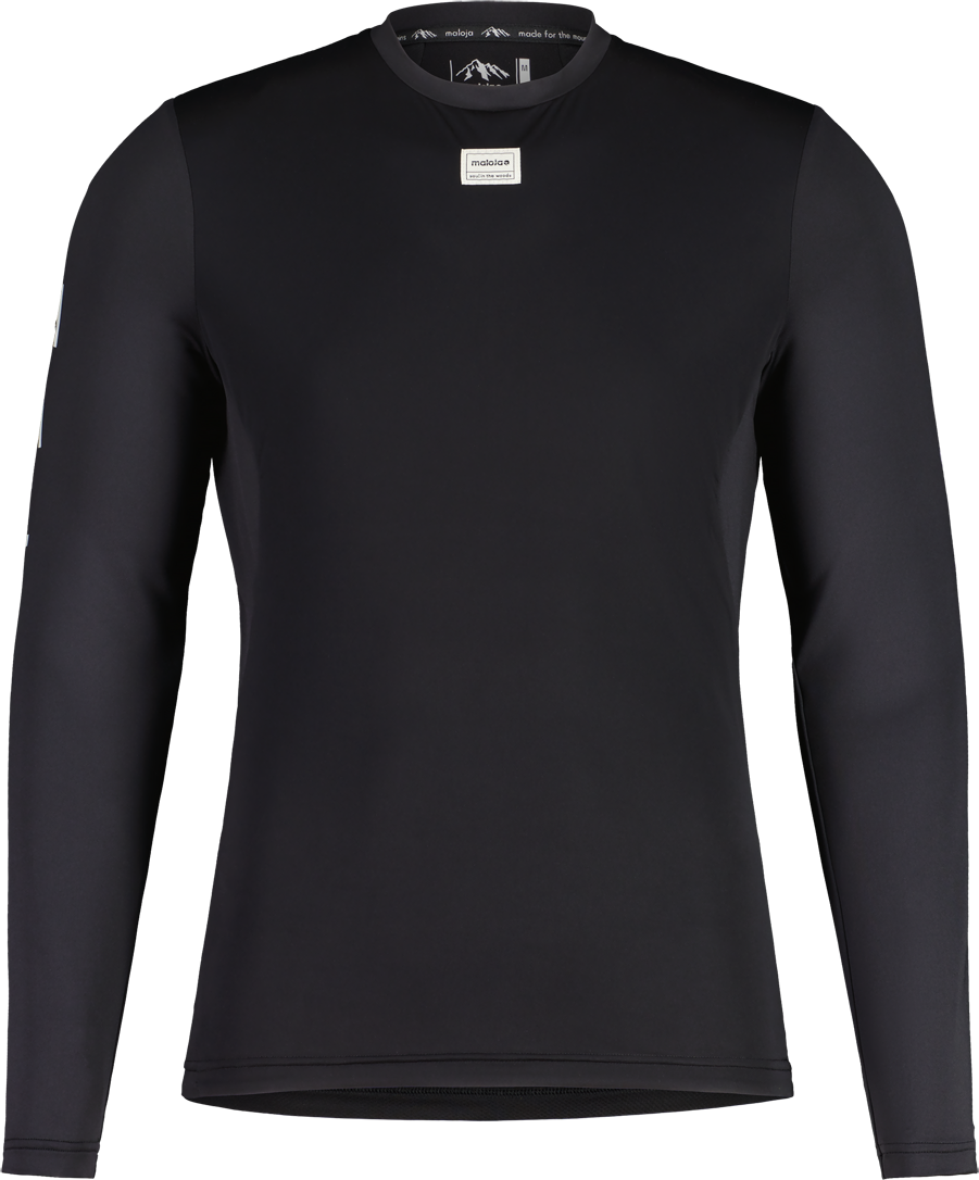 Maloja ParesM. Base Layer Shirt Mens Deep Black