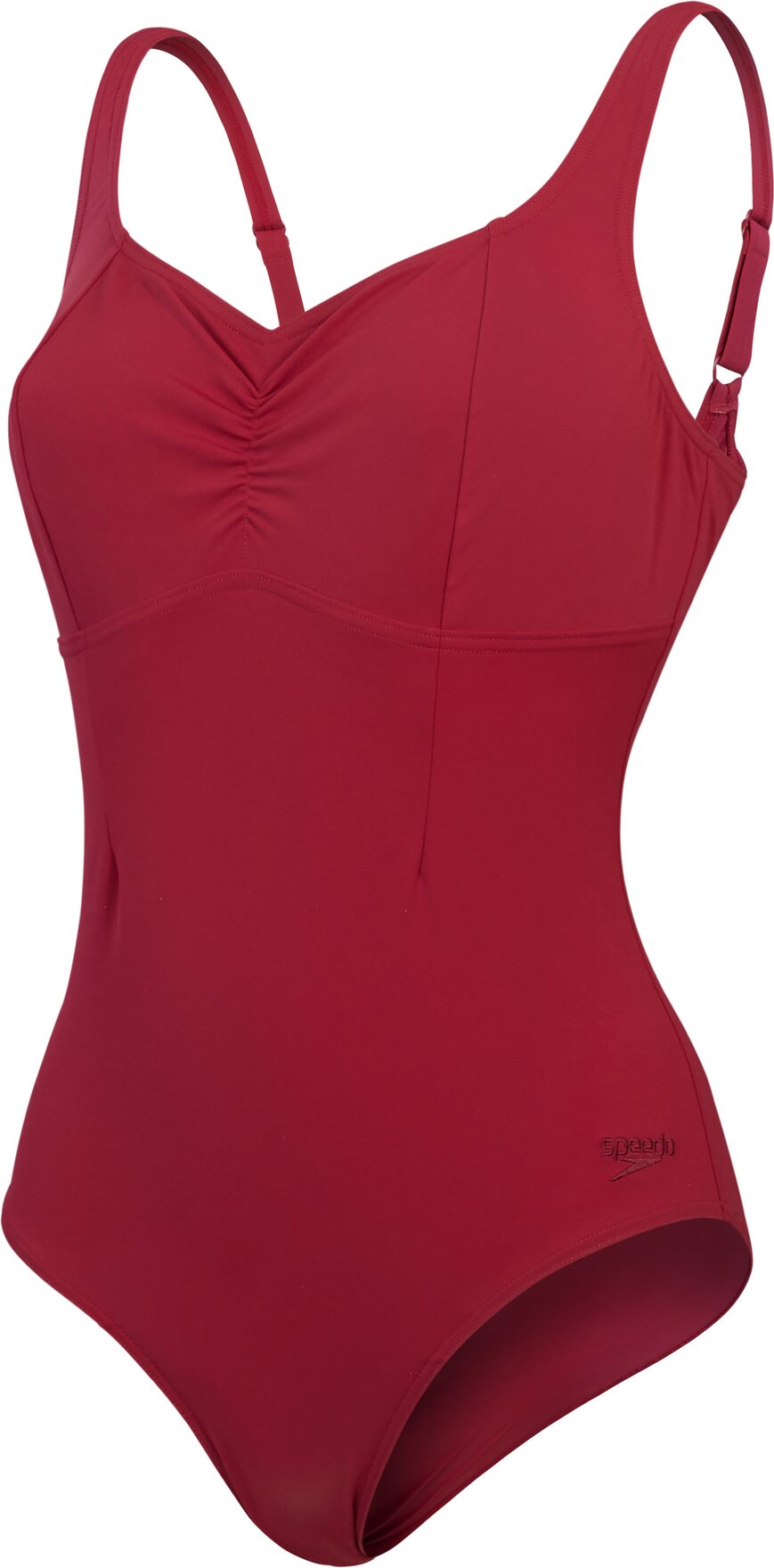 Speedo Shaping AquaNite Swimsuit PlusSize Womens Basque Red