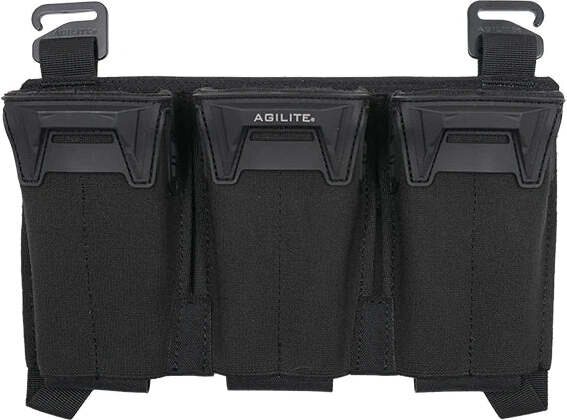 Agilite PINCER™ Placard Multi-Caliber Triple Mag Pouch Black