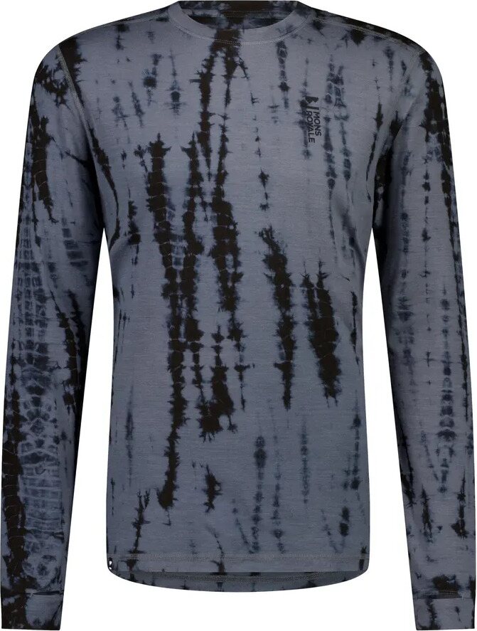 Mons Royale Cascade Merino Flex LS Mens Grey Tie Dye