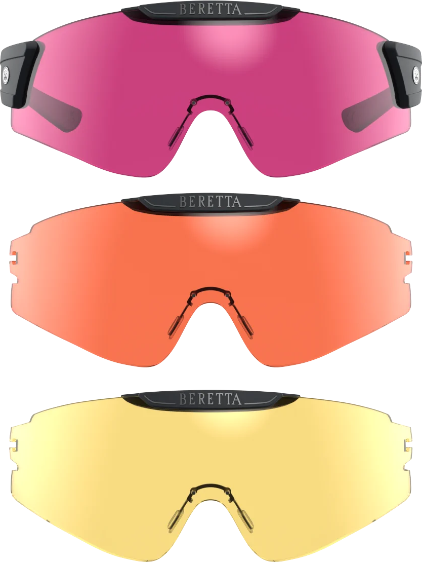 Beretta InterMask Eyeglasses Yellow/Magenta/Orange
