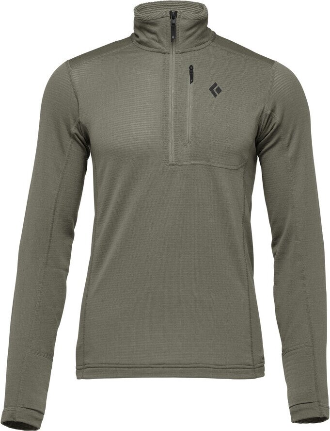Black Diamond Coefficient LT Quarter Zip Mens Pine Smoke