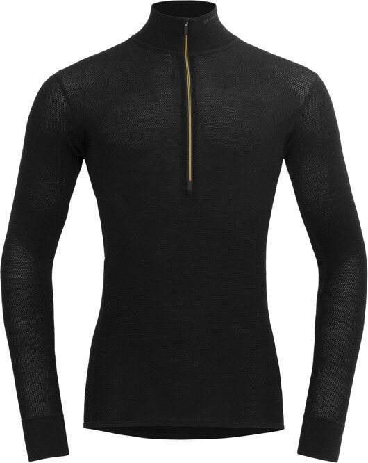 Devold Wool Mesh 190 Zip-Off Mens Caviar