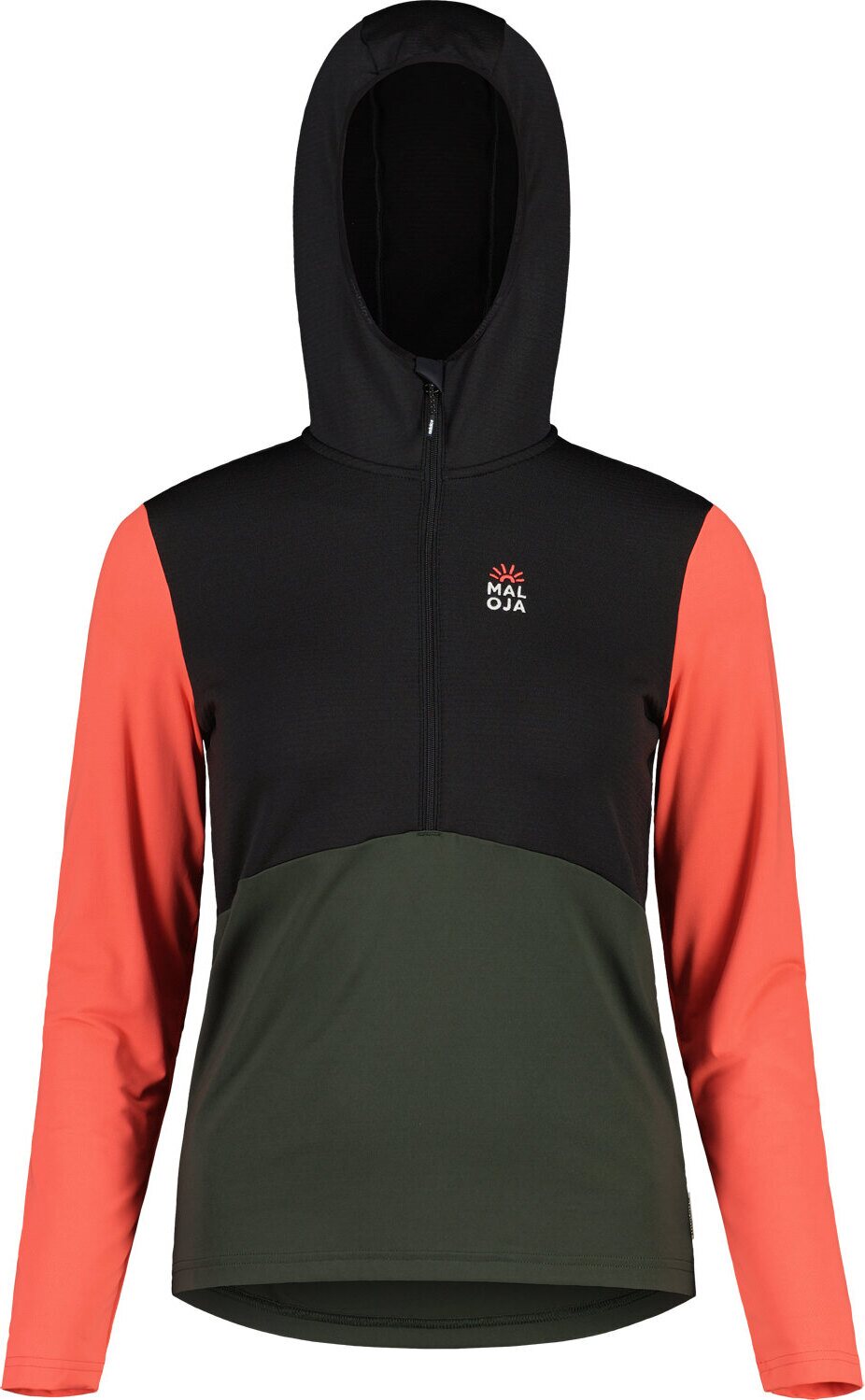 Maloja SchioM. Mountain Midlayer Hybrid Shirt Womens Deep Black