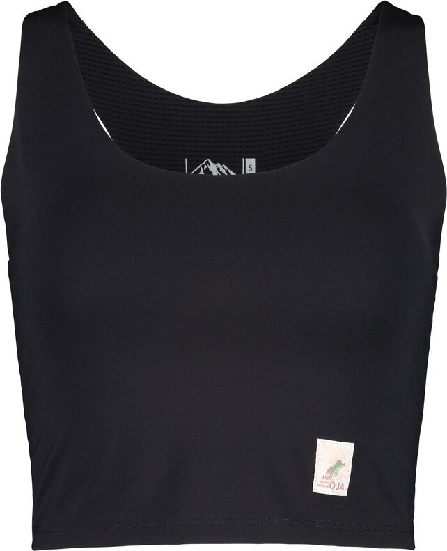 Maloja SuryaM. Yoga Crop Top Womens Deep Black