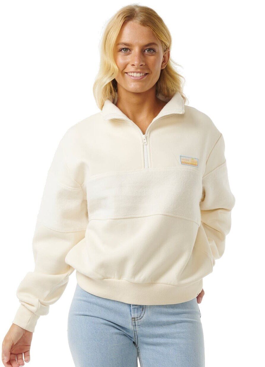 Rip Curl Fortaleza Half Zip Fleece
 Womens Beige