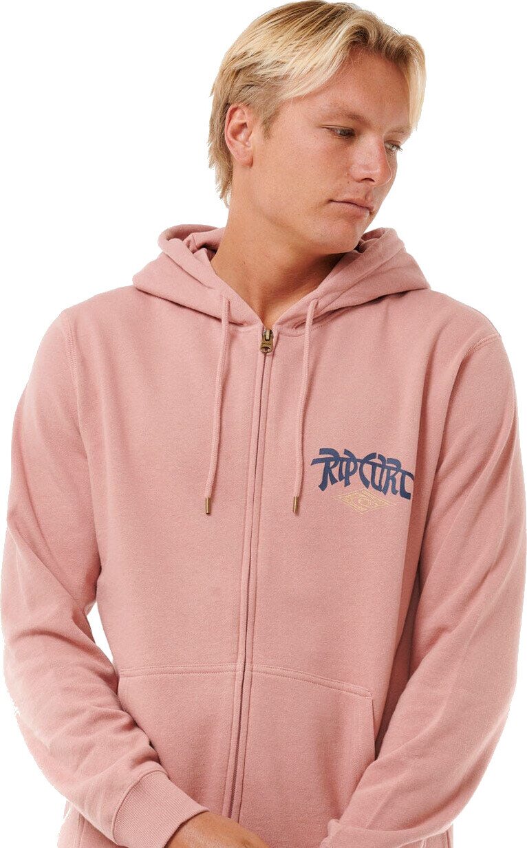 Rip Curl Shred Till Dead Zip Hood Mens Mushroom