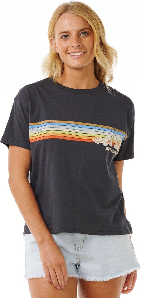 Rip Curl Hoffman Relaxed Tee
 Womens Washed Black