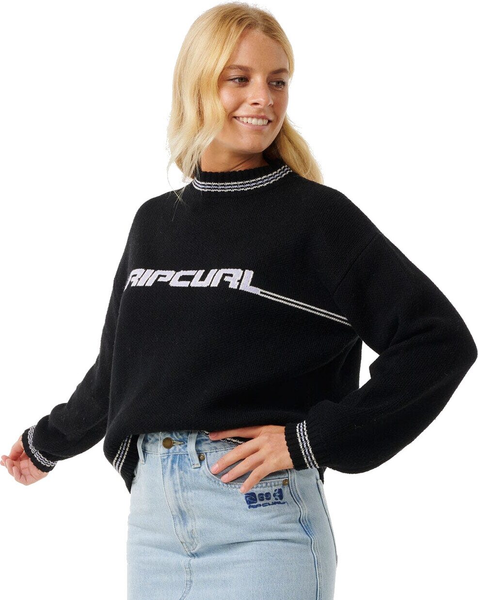 Rip Curl The Search Turtle Neck Womens Black