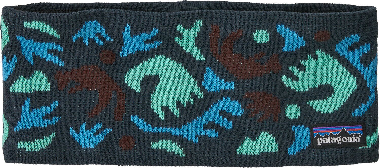 Patagonia Powder Town Headband Across Oceans: Smolder Blue