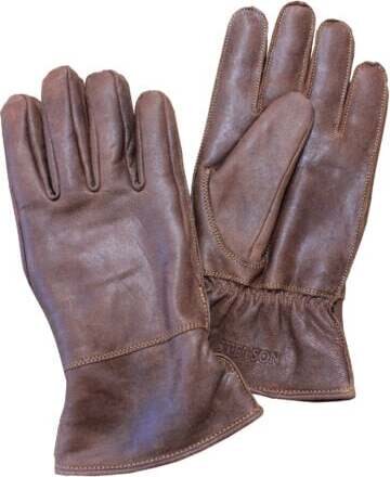 Stetson Gloves Cowskin Brown