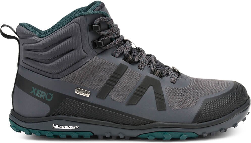 Xero Shoes Scrambler Mid II Waterproof Womens Asphalt / Sea Moss