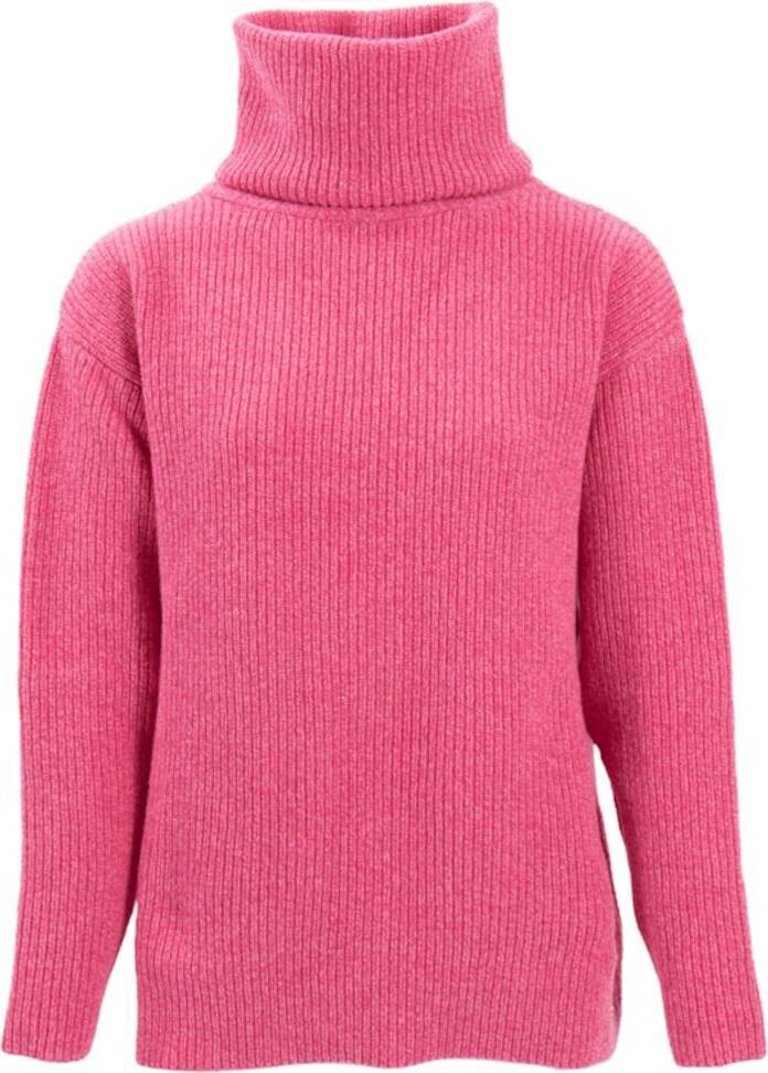 Sätila Sandby Polo Sweater Womens Pink Melange
