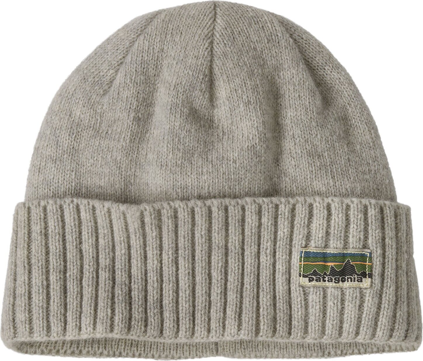 Patagonia Brodeo Beanie OG Legacy Label: Crisp Grey