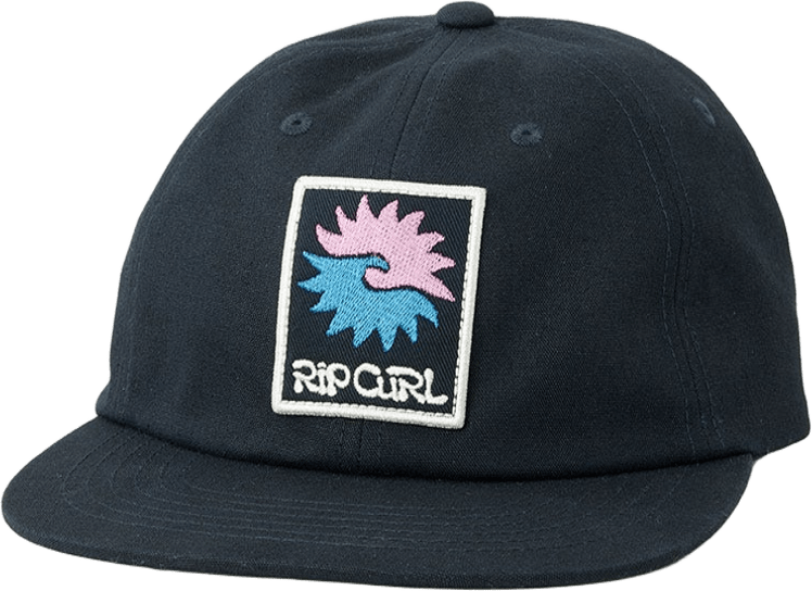 Rip Curl Saltwater Culture Art Badge Adjustable Cap Black
