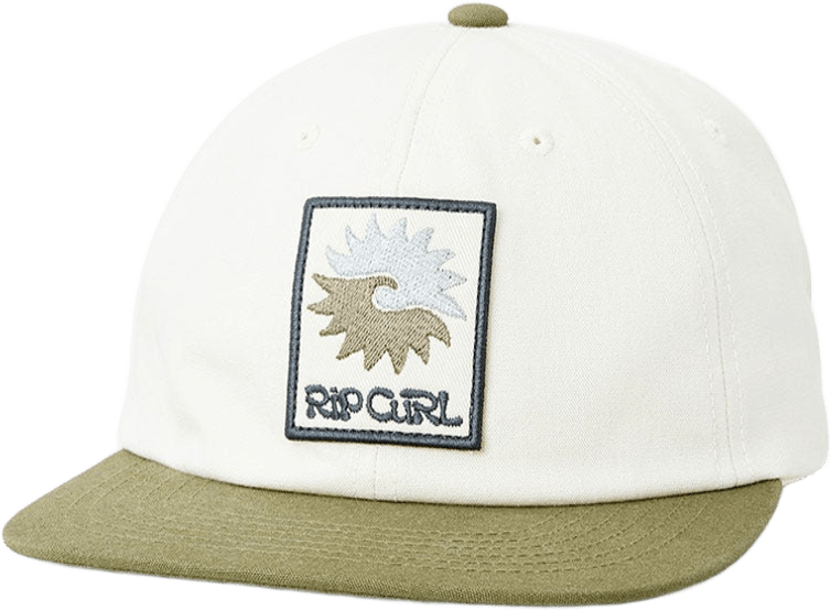 Rip Curl Saltwater Culture Art Badge Adjustable Cap Bone