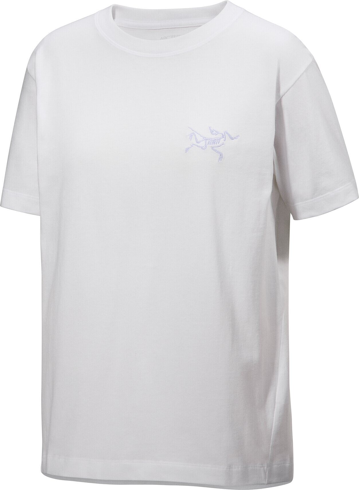 Arc'teryx Kragg Cotton Little Bird Crew Short Sleeve Womens White Light / White