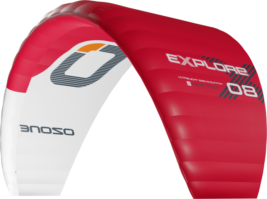 Ozone Explore V3 Kite Only 12m² Red / White