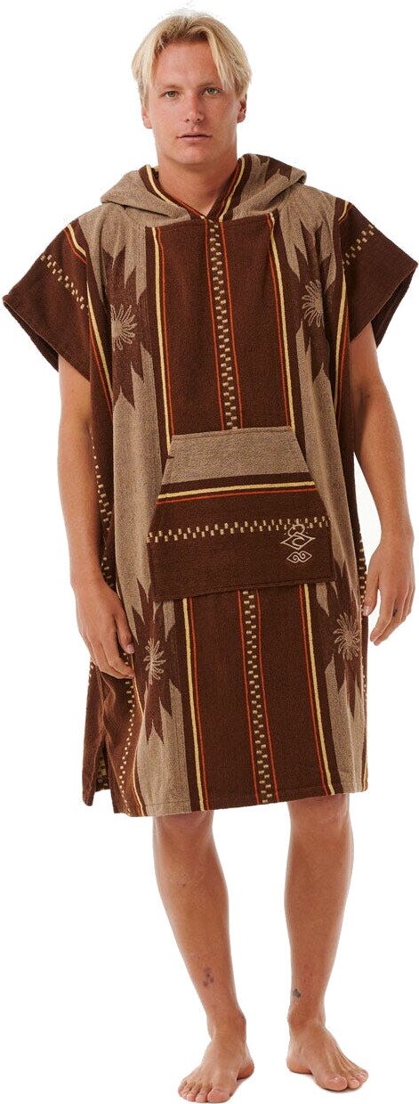 Rip Curl Searchers Hooded Towel Poncho Dusted Chocolate