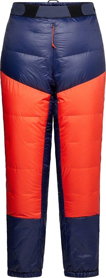 La Sportiva Olympus Tech Down Pant Mens Deep Sea / Cherry Tomato