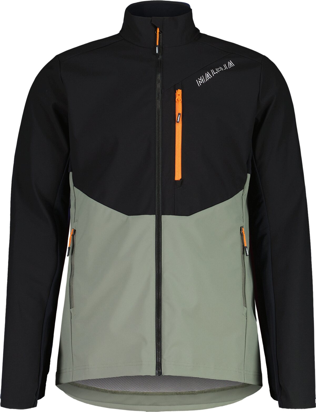 Maloja AlpelM. Hybrid Softshell Jacket Mens Deep Black Multi