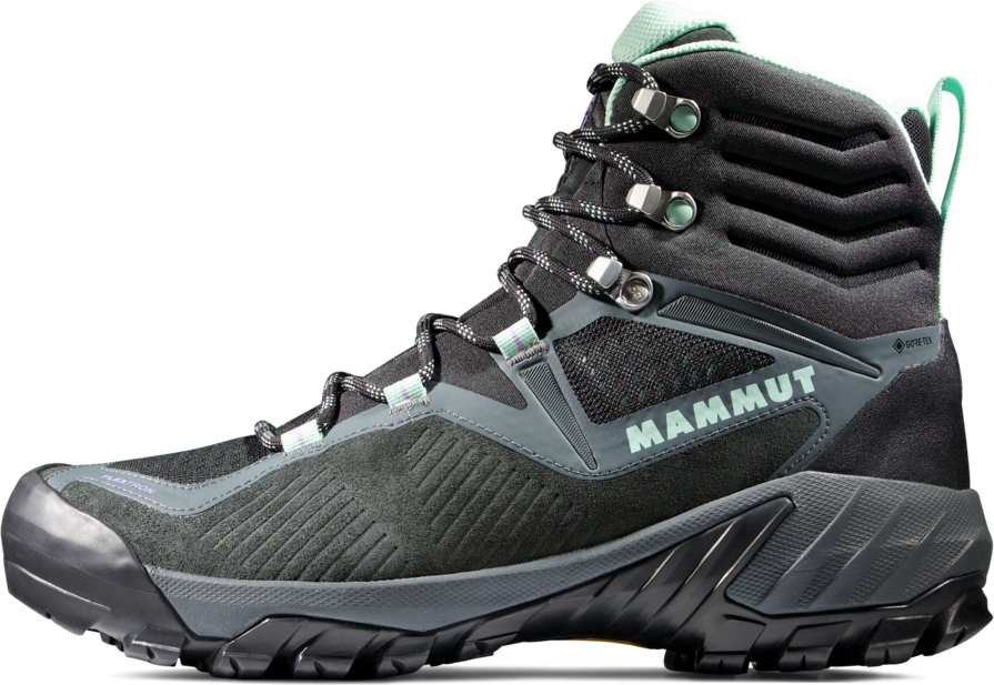 Mammut Sapuen High GTX Womens Dark Steel / Neo Mint