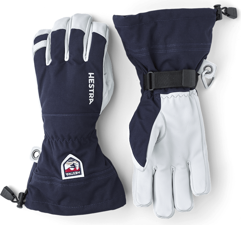 Hestra Army Leather Heli Ski Navy