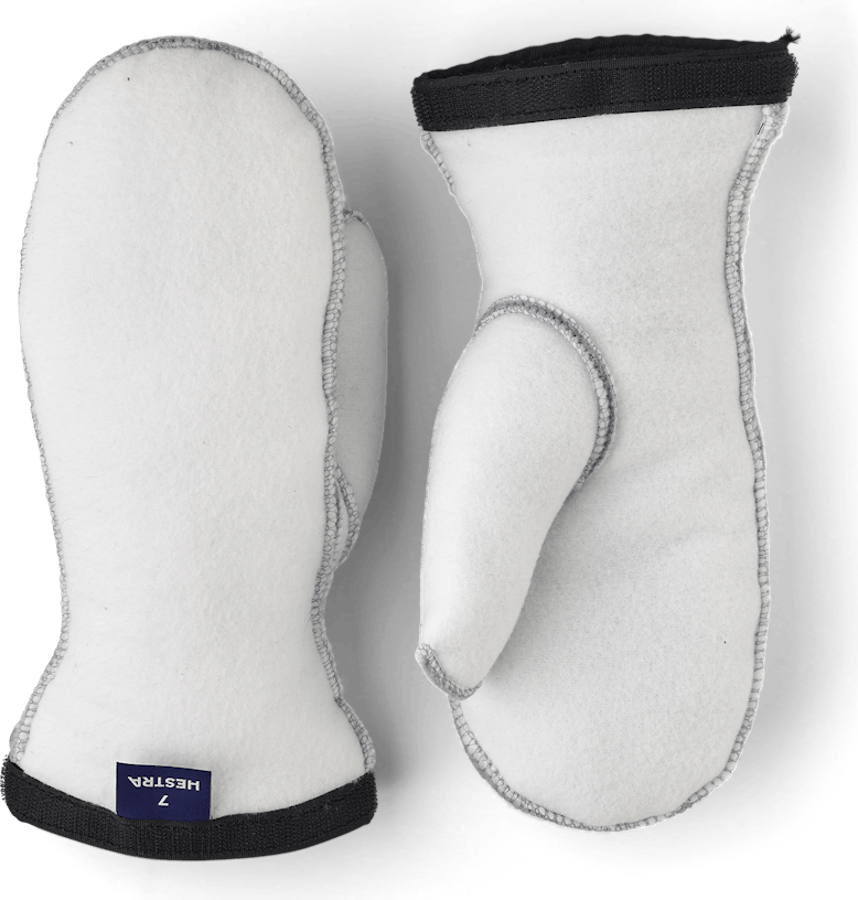 Hestra Heli Ski Female Liner Mitt Off White